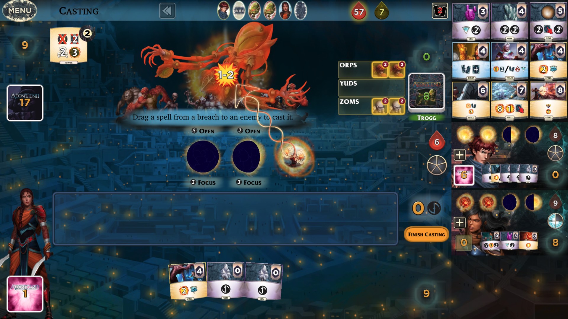 Aeon's End - The Depths official in-game screenshot 1
