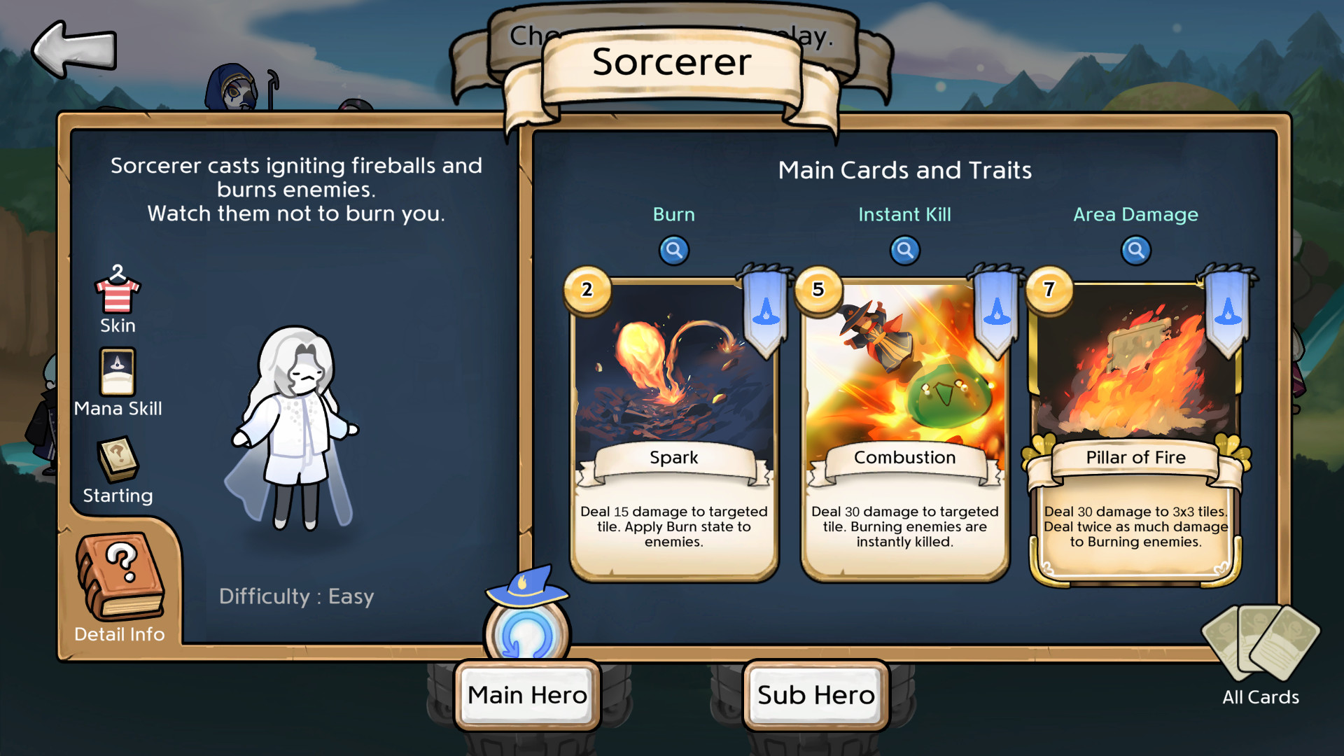 3 Minute Heroes - Snow Queen (Sorcerer Skin) official in-game screenshot 1