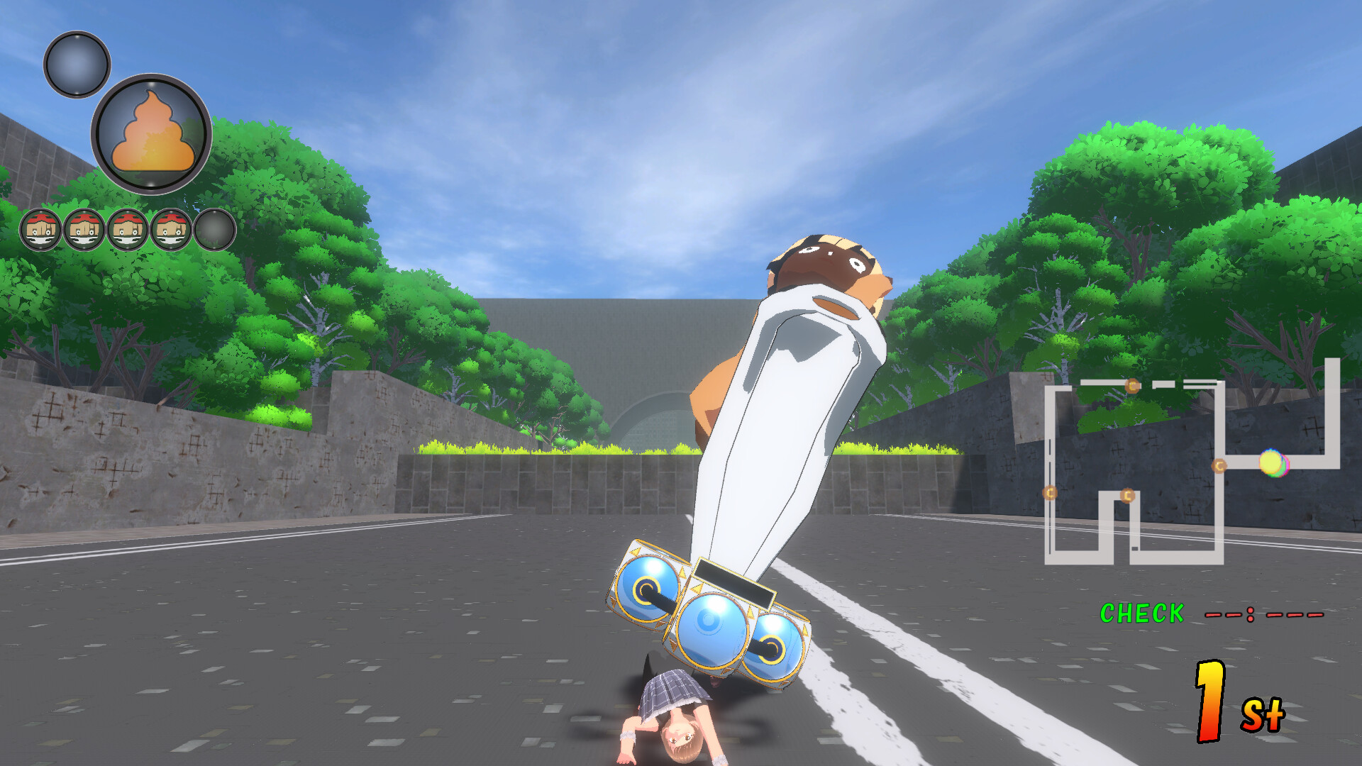逆娘、人球を打つ official in-game screenshot 1
