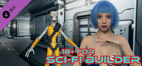 18+ for Sci-fi builder cover artwork