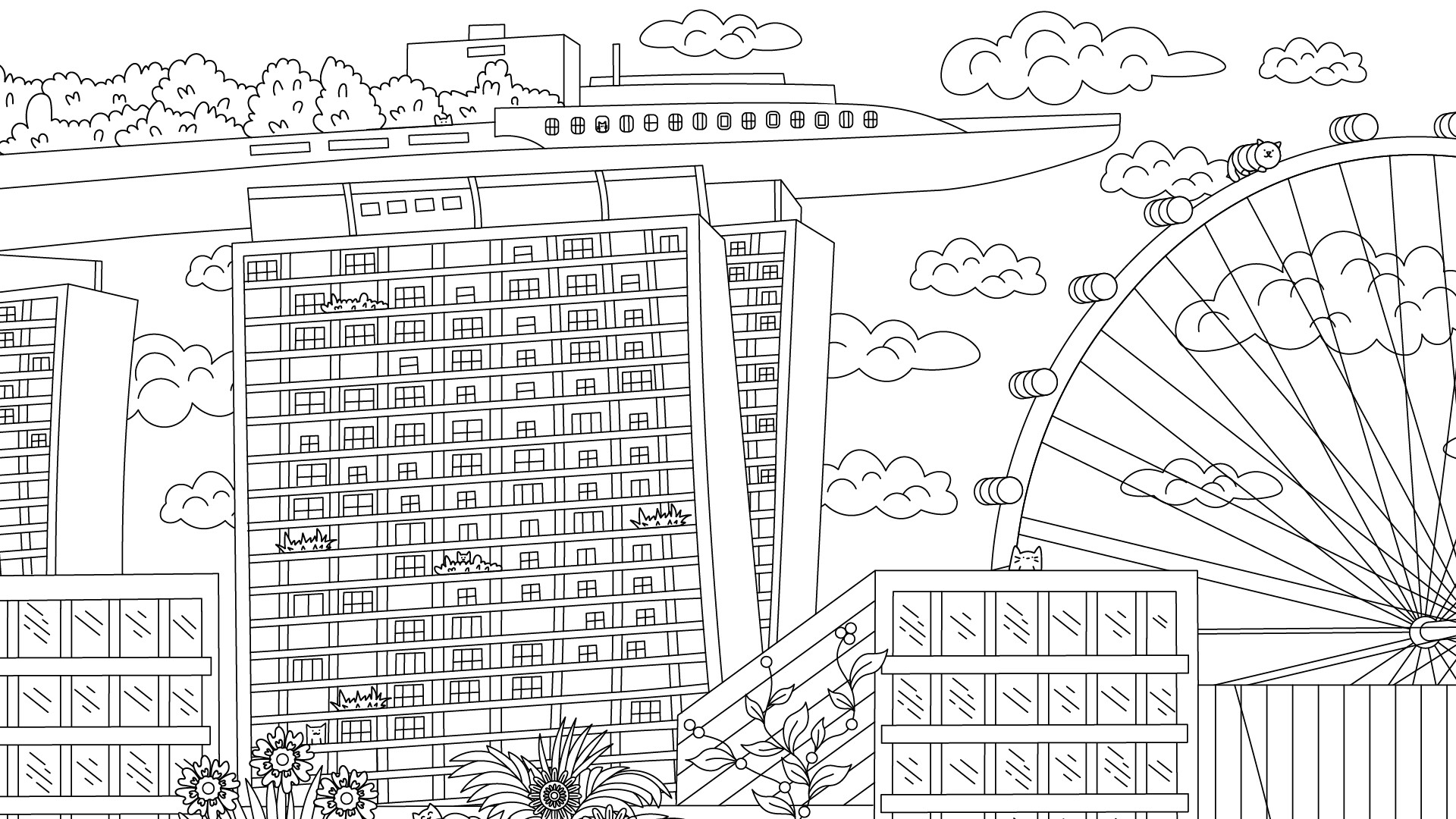 100 Cats Singapore official in-game screenshot 1