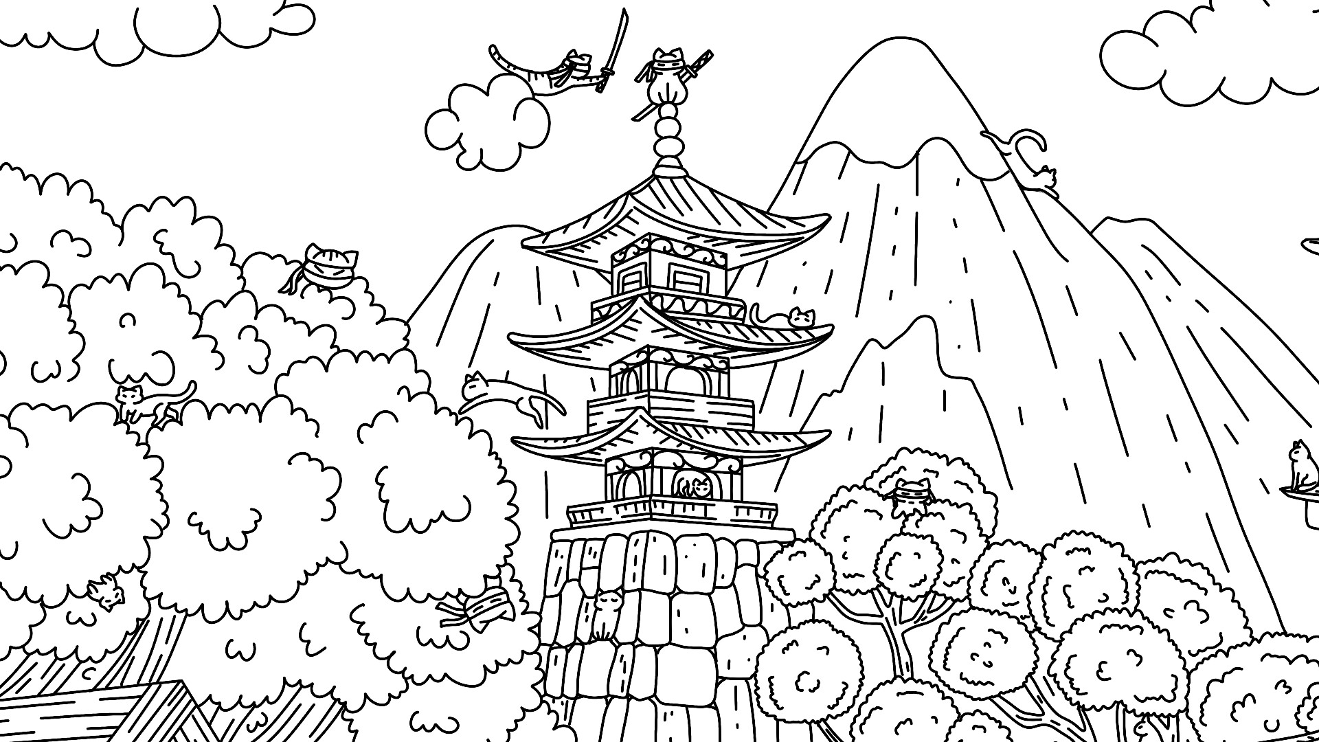 100 Ninja Cats Soundtrack official in-game screenshot 1