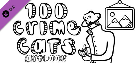100 Crime Cats - Artbook cover artwork