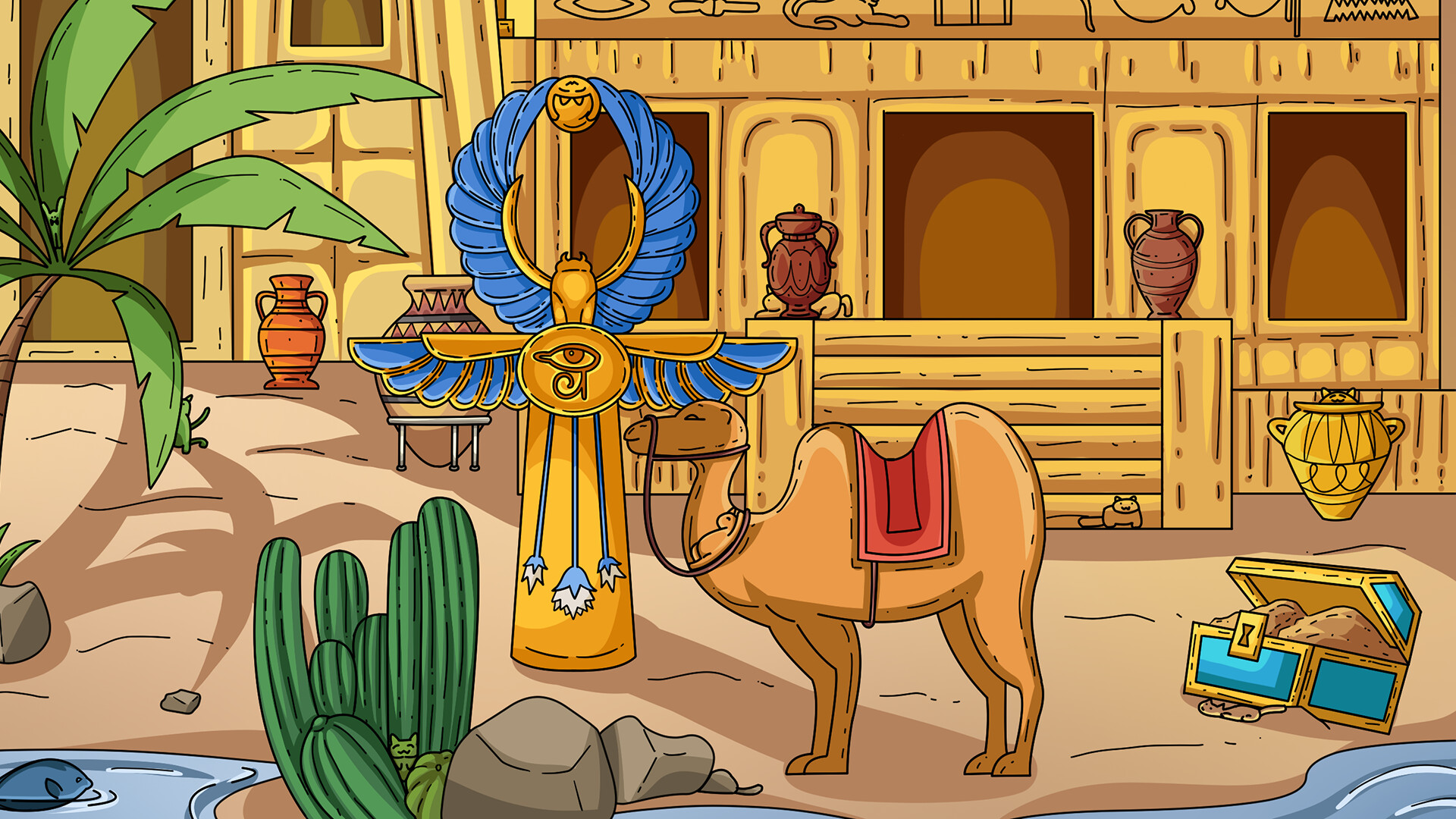 100 Egypt Cats official in-game screenshot 1