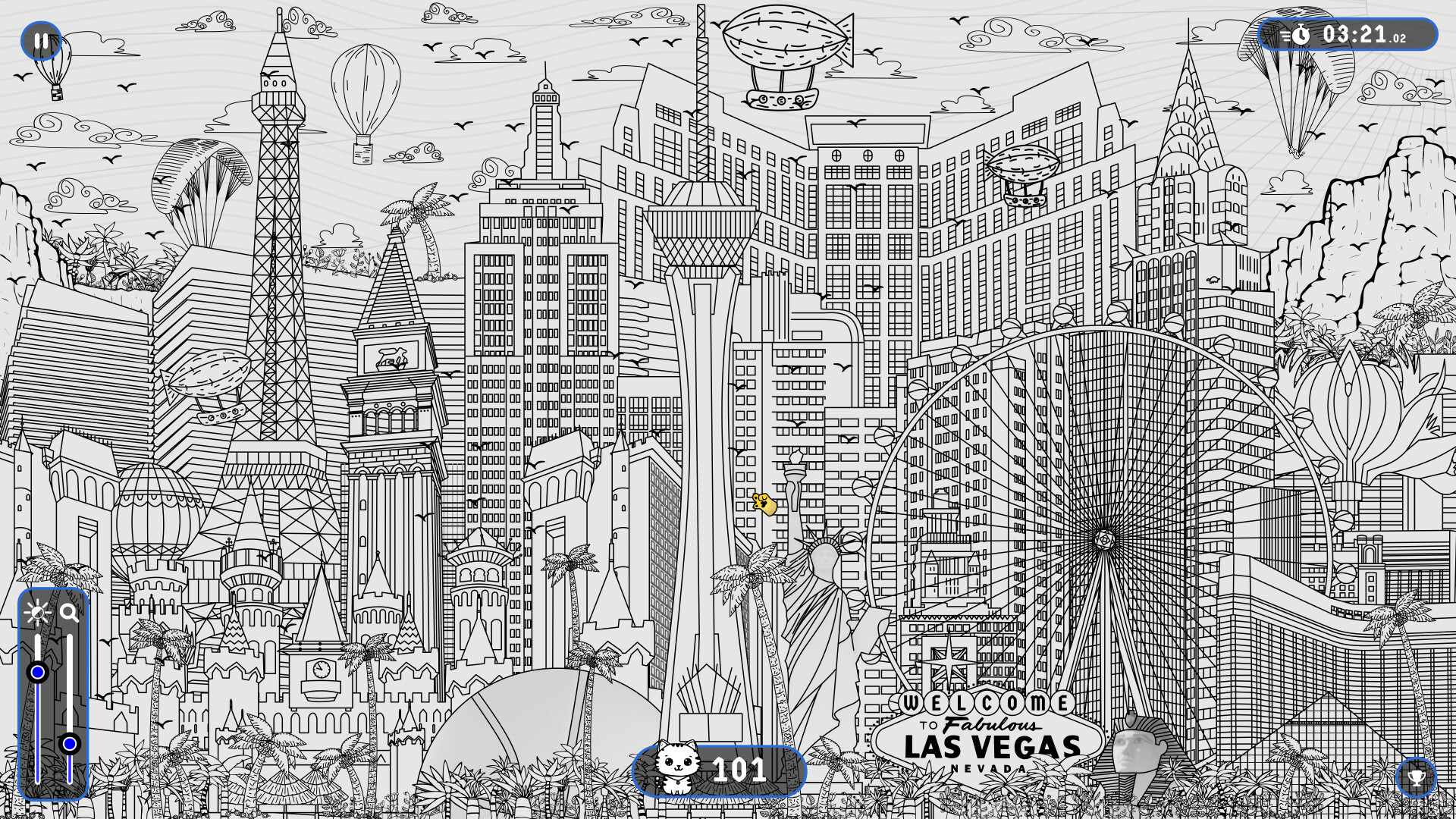 101 Cats Hidden in Las Vegas official in-game screenshot 1
