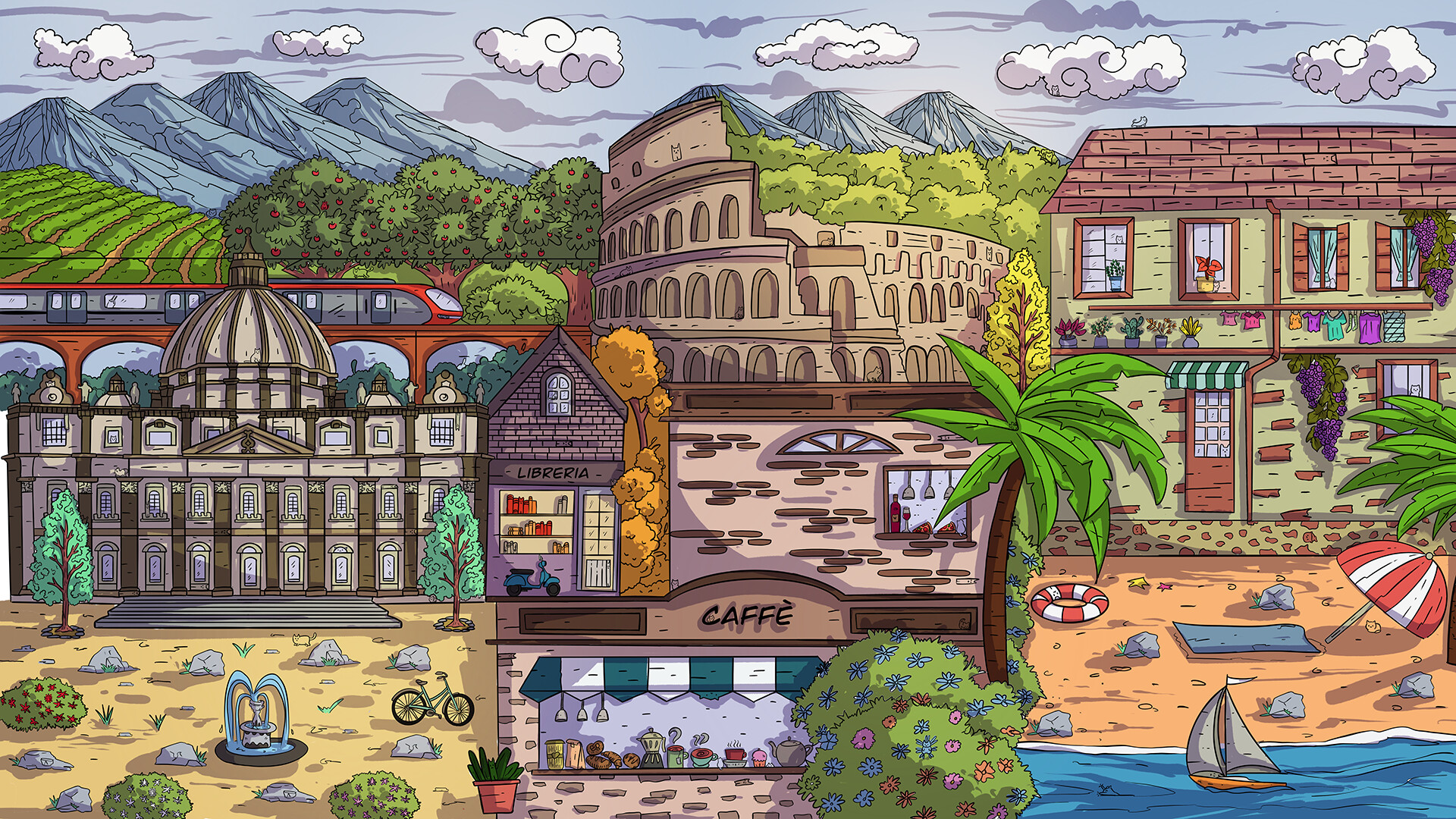 100 Italy Cats official in-game screenshot 1