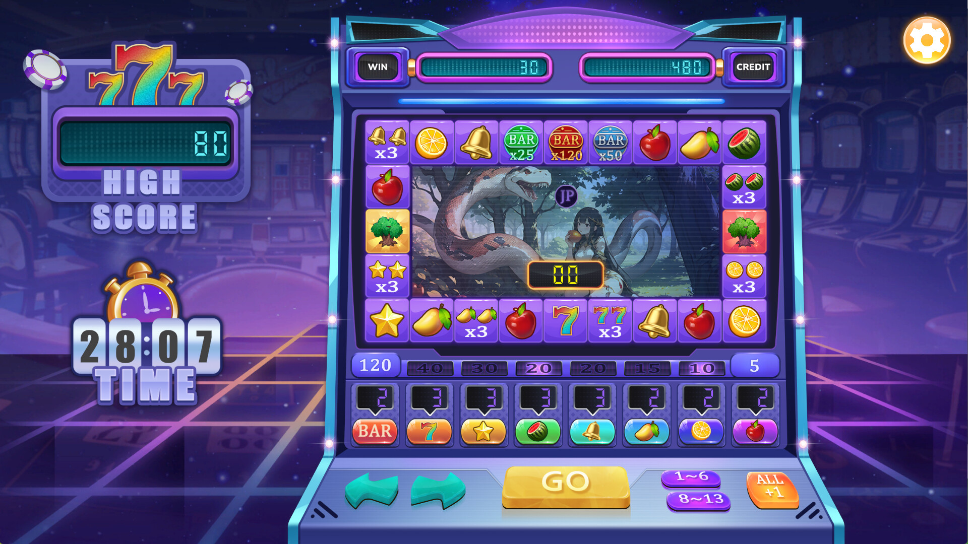 老虎机少女 Slot Girls official in-game screenshot 1