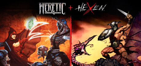 Heretic + Hexen cover artwork