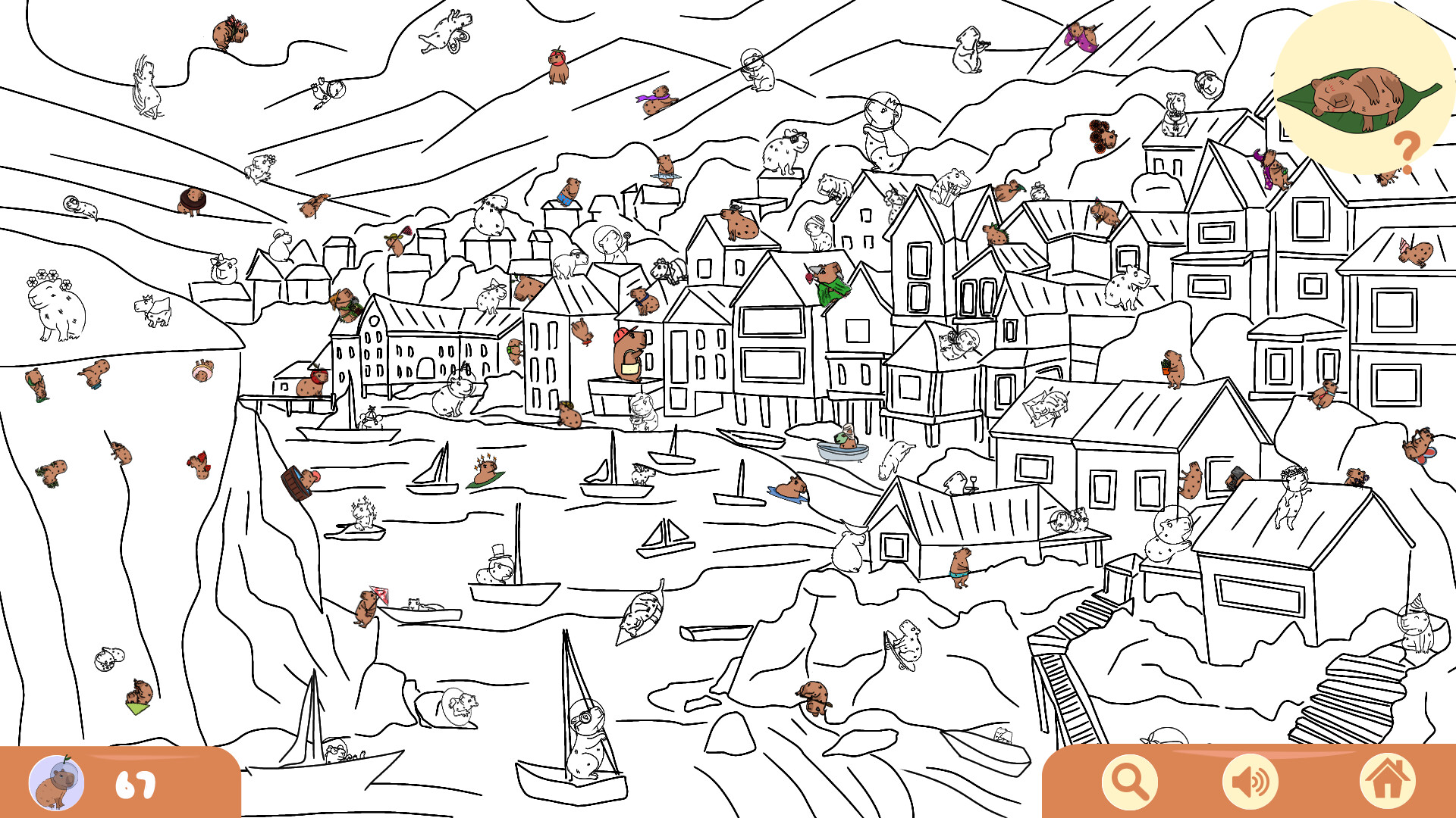 100 Hidden Capybaras official in-game screenshot 1
