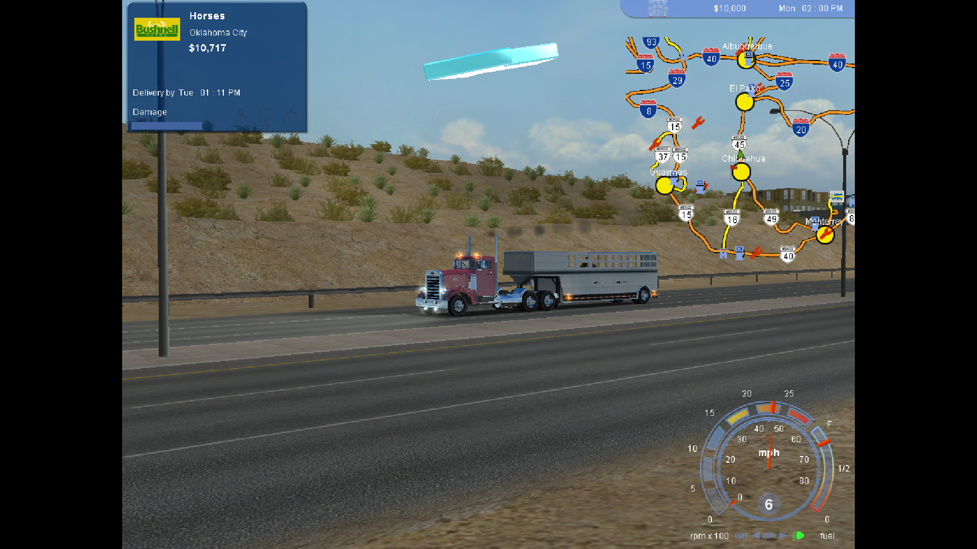 18 Wheels of Steel: Pedal to the Metal official in-game screenshot 1