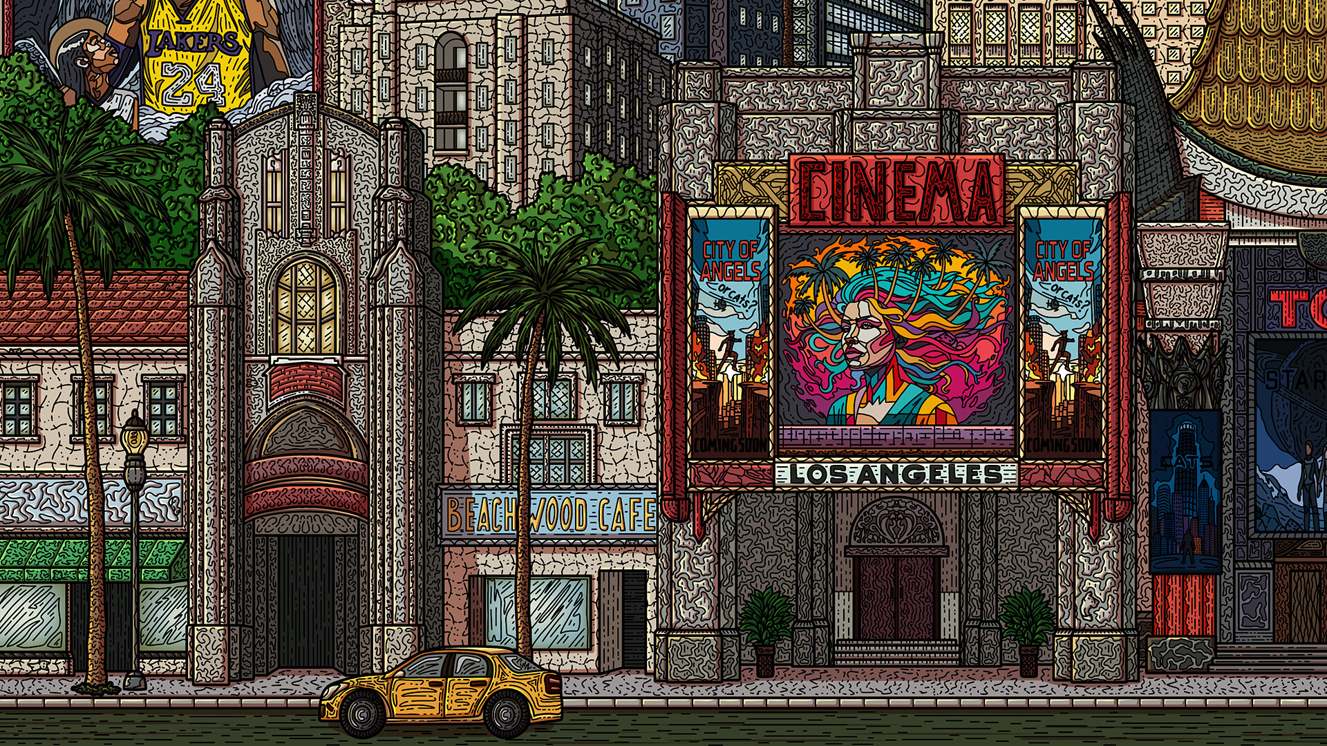100 Los Angeles Cats official in-game screenshot 1
