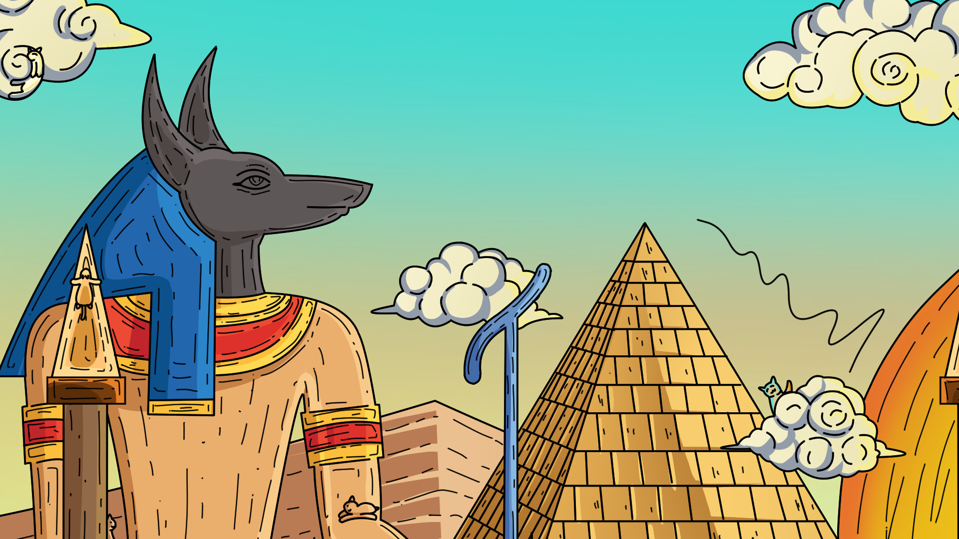 100 Egypt Cats - Artbook official in-game screenshot 1
