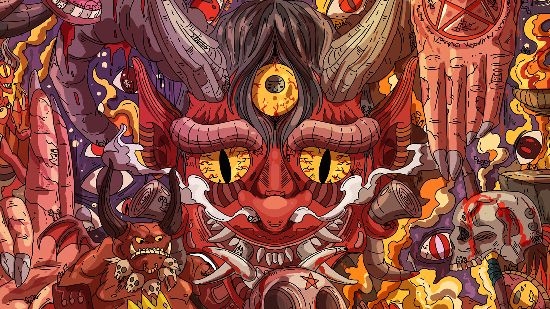 100 Demon Cats official in-game screenshot 1