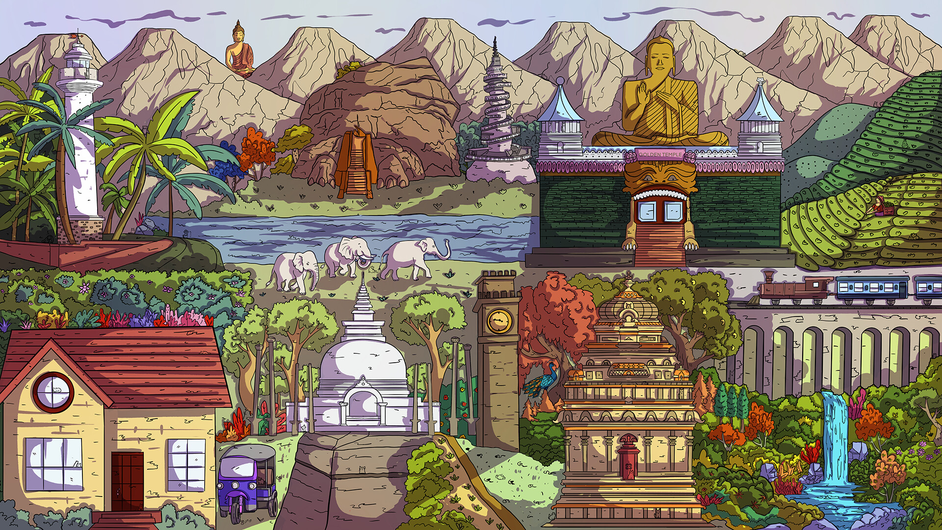 100 Sri Lanka Cats - Artbook official in-game screenshot 1