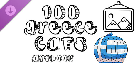 100 Greece Cats  - Artbook cover artwork