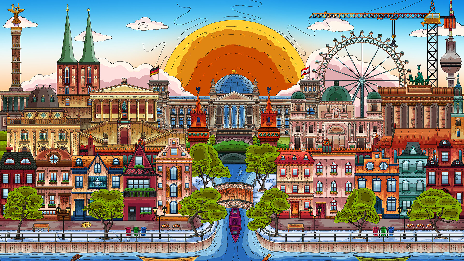 100 Berlin Cats - Artbook official in-game screenshot 1