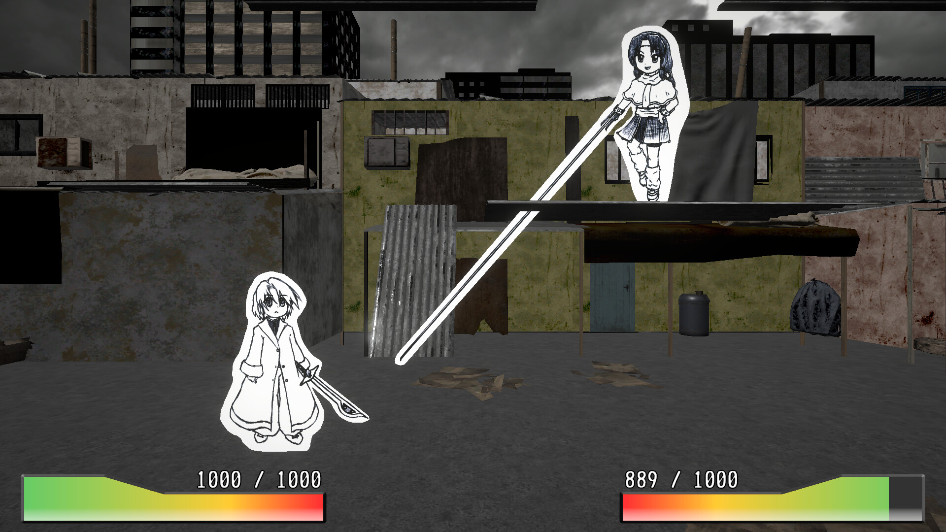 黒歴史ファイターズ official in-game screenshot 1