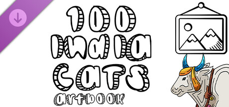 100 India Cats  - Artbook cover artwork