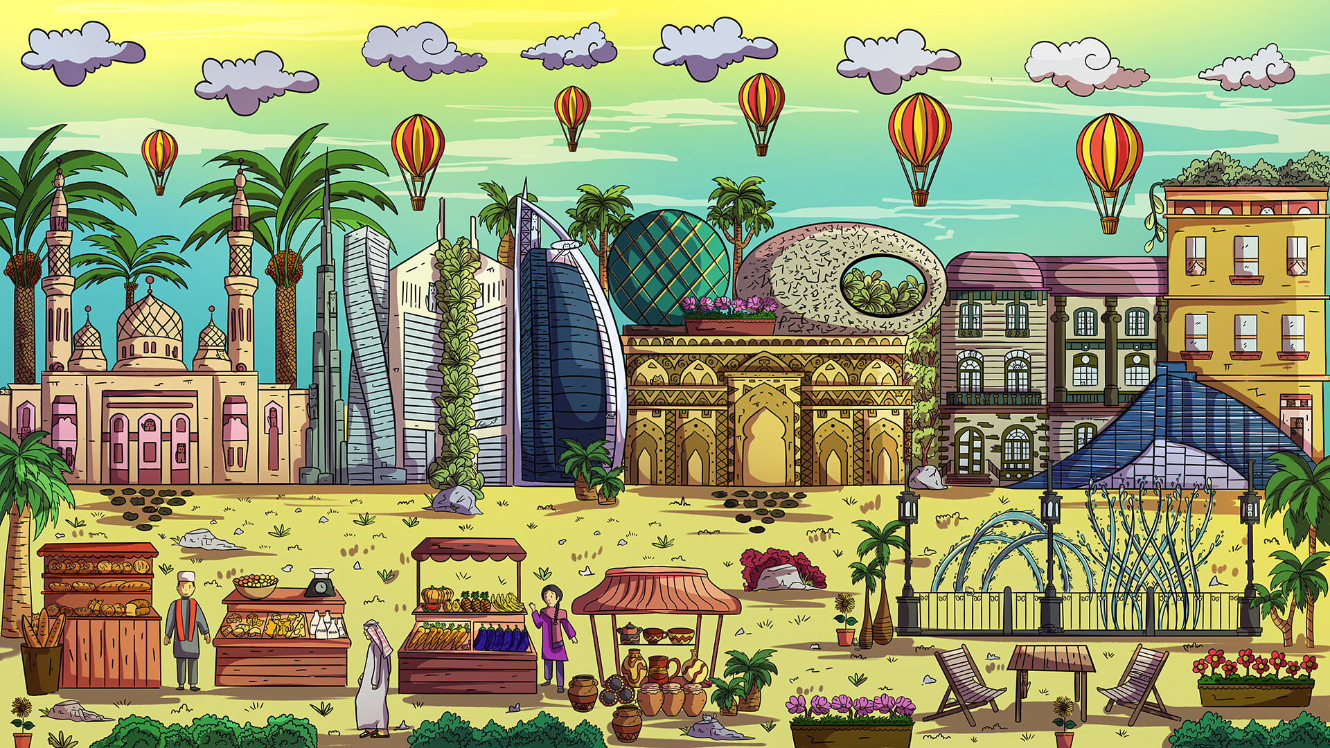 100 Dubai Cats - Artbook official in-game screenshot 1