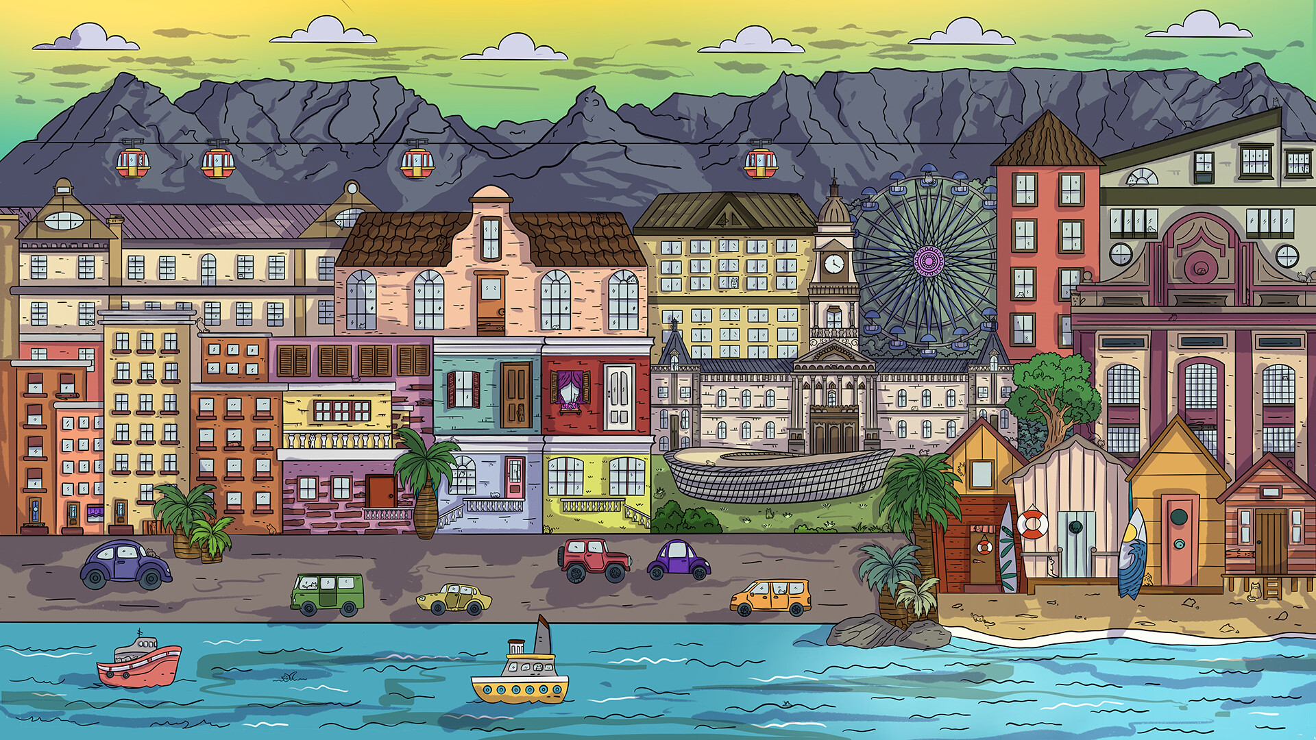 100 Africa Cats - Artbook official in-game screenshot 1