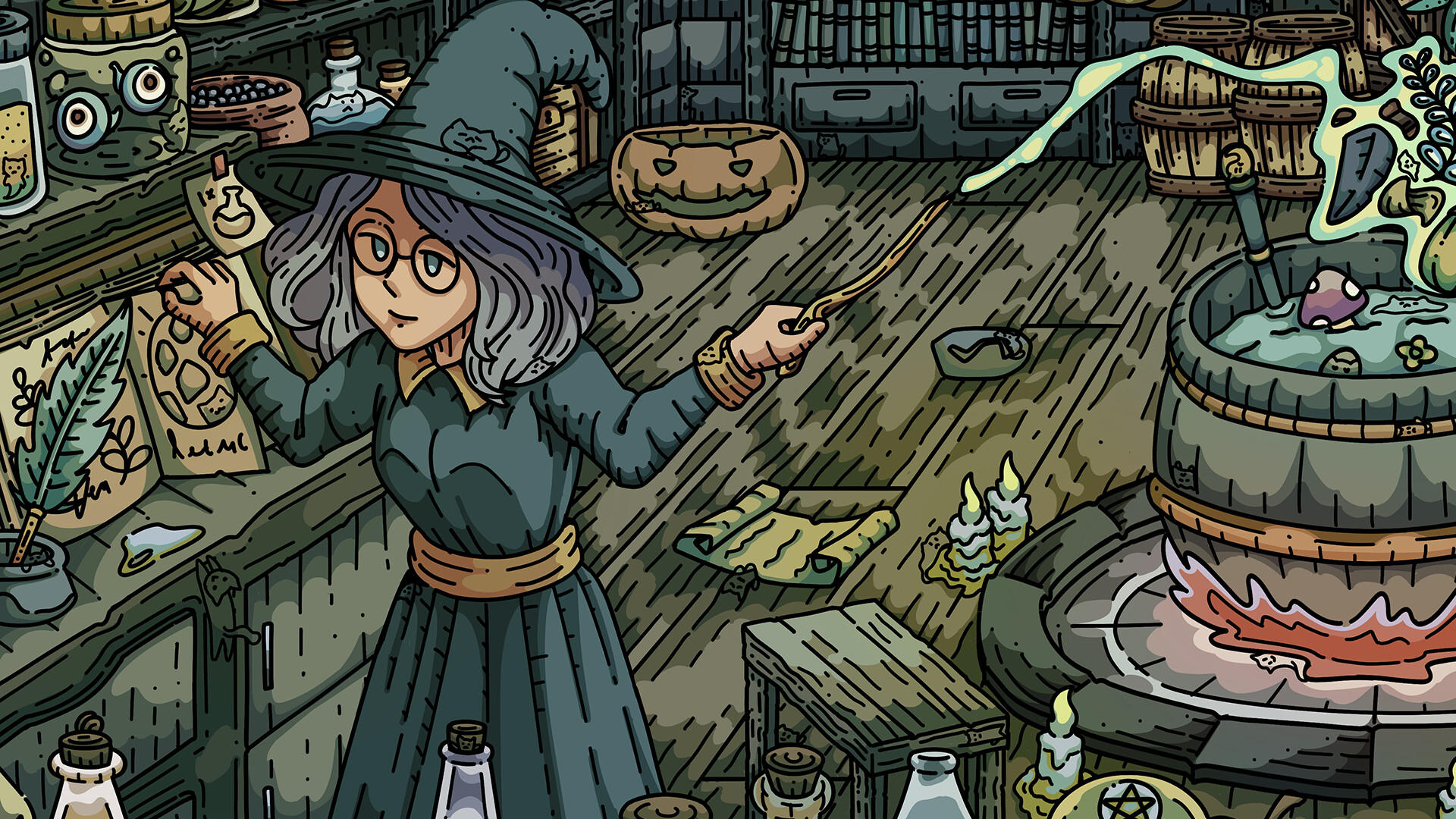 100 Witch Cats Soundtrack official in-game screenshot 1