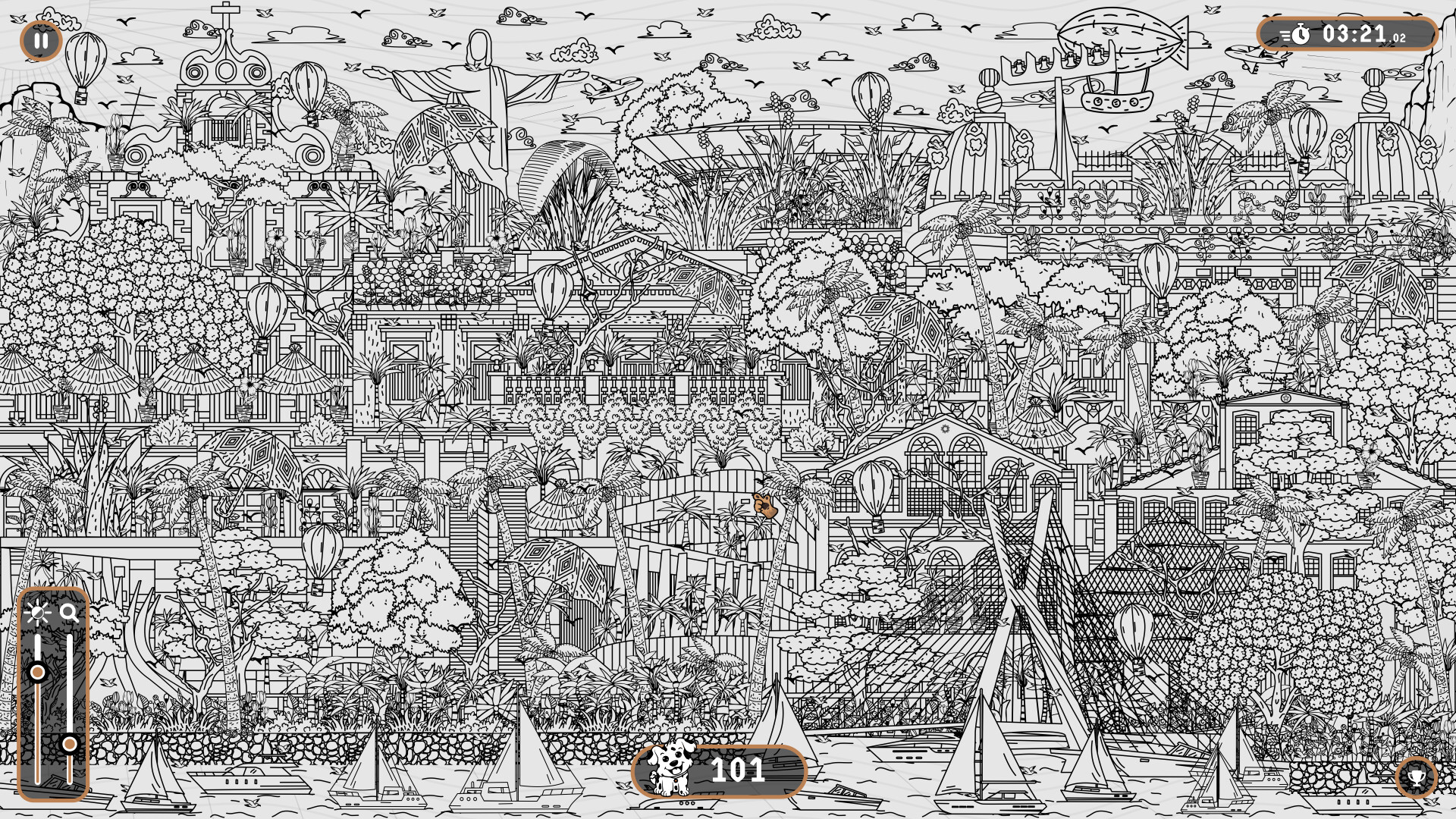 101 Dogs Hidden in Brazil official in-game screenshot 1