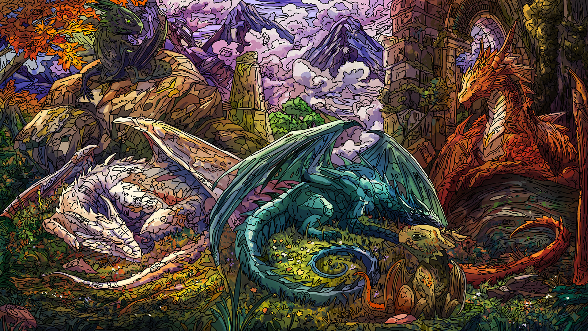 100 Dragon Cats official in-game screenshot 1