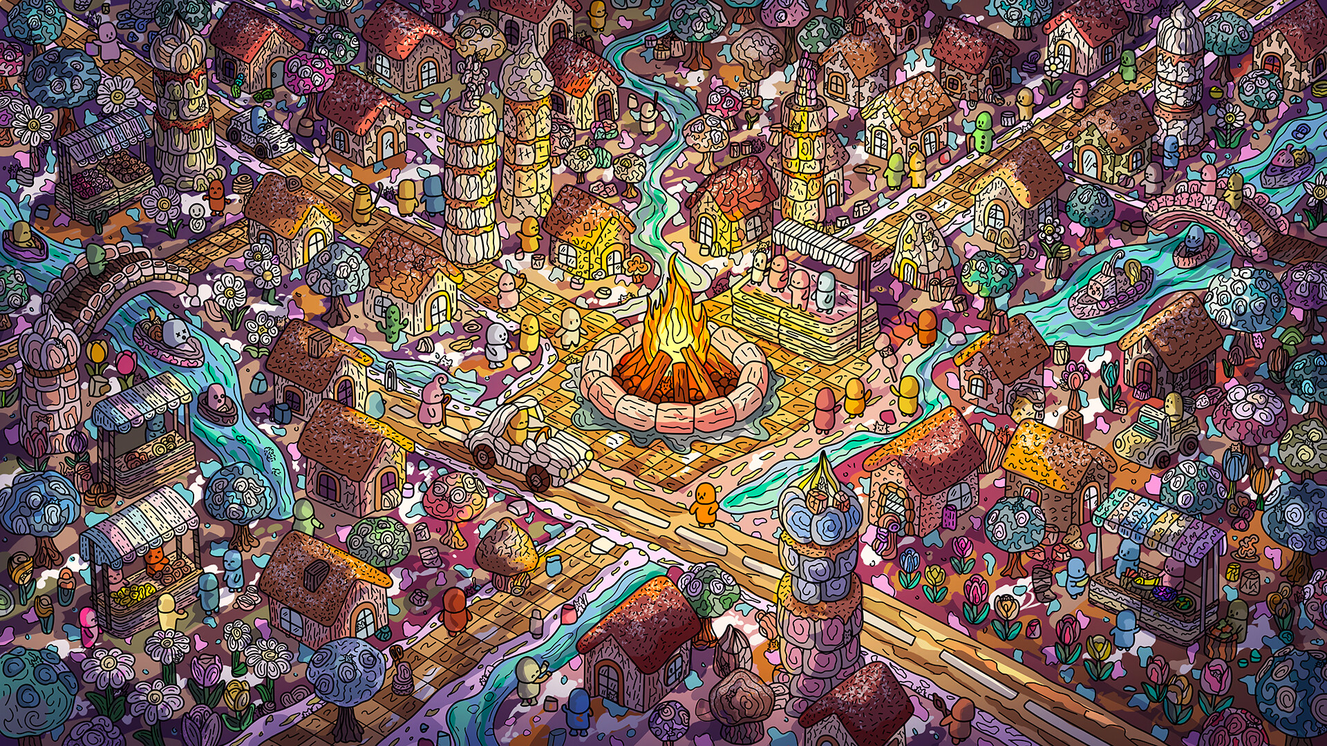 100 Marshmallow Cats - Artbook official in-game screenshot 1