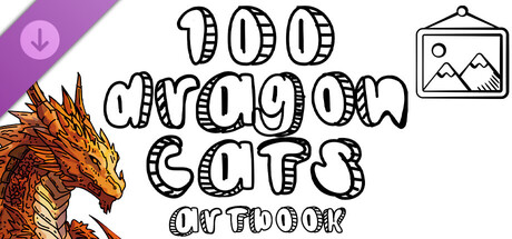 100 Dragon Cats - Artbook cover artwork