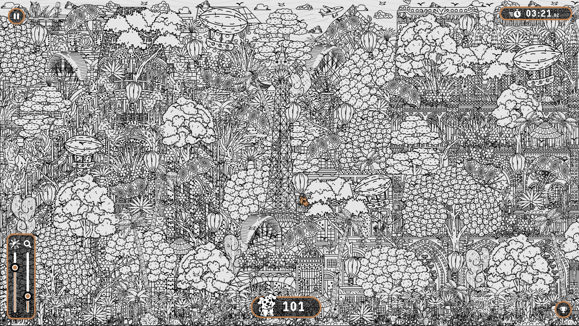 101 Dogs Hidden in Paris official in-game screenshot 1